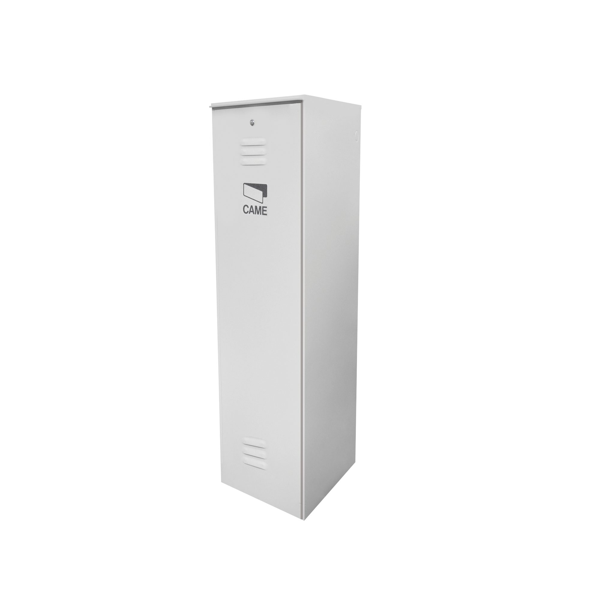 Barrera vehicular CAME / G3750 / Gabinete color blanco / sin accesorios