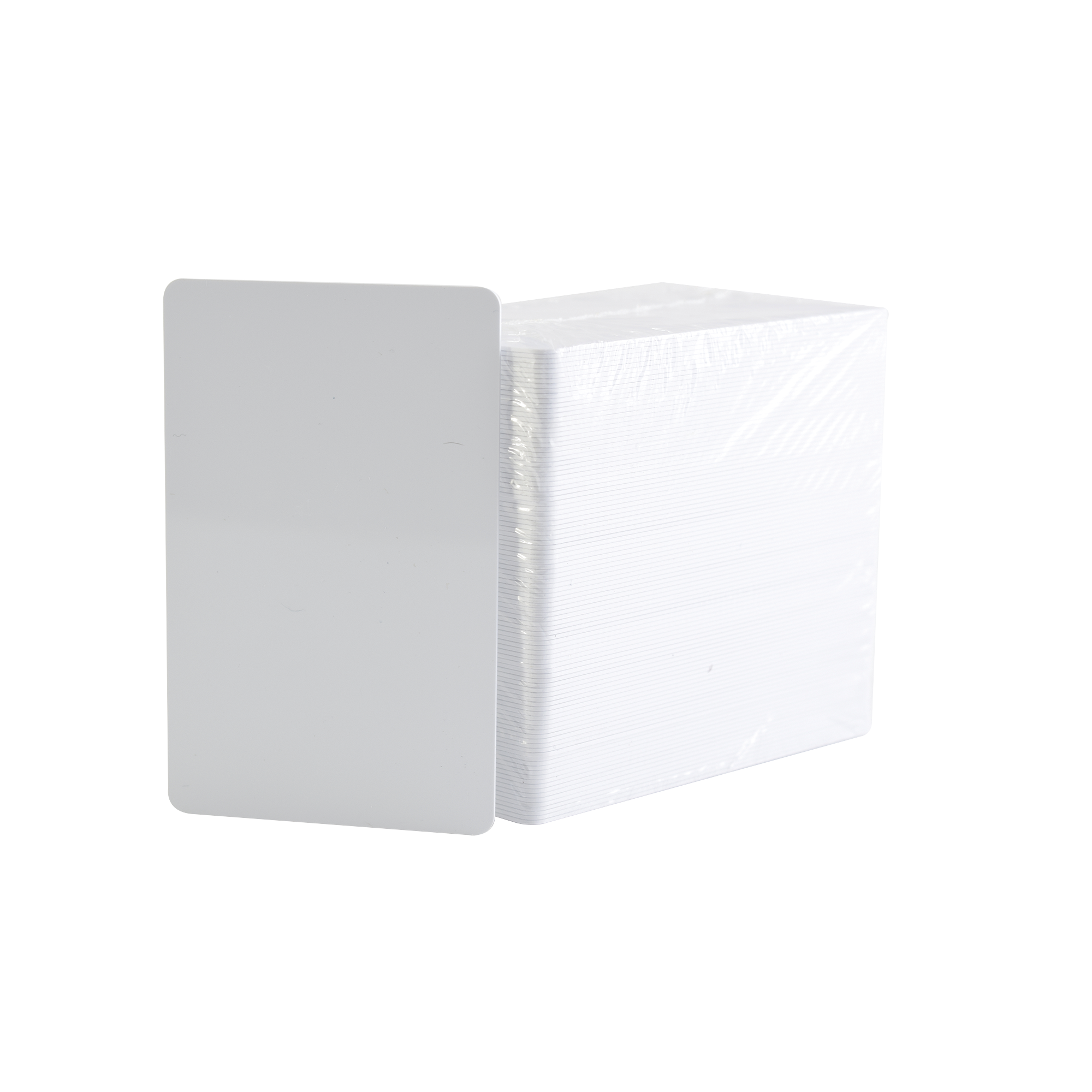 Paquete de 500 Tarjetas UltraCard 10 milesimas Grosor/ Adhesivas/ Imprimibles por un sólo lado / Para pegar sobre tarjetas/ CR80