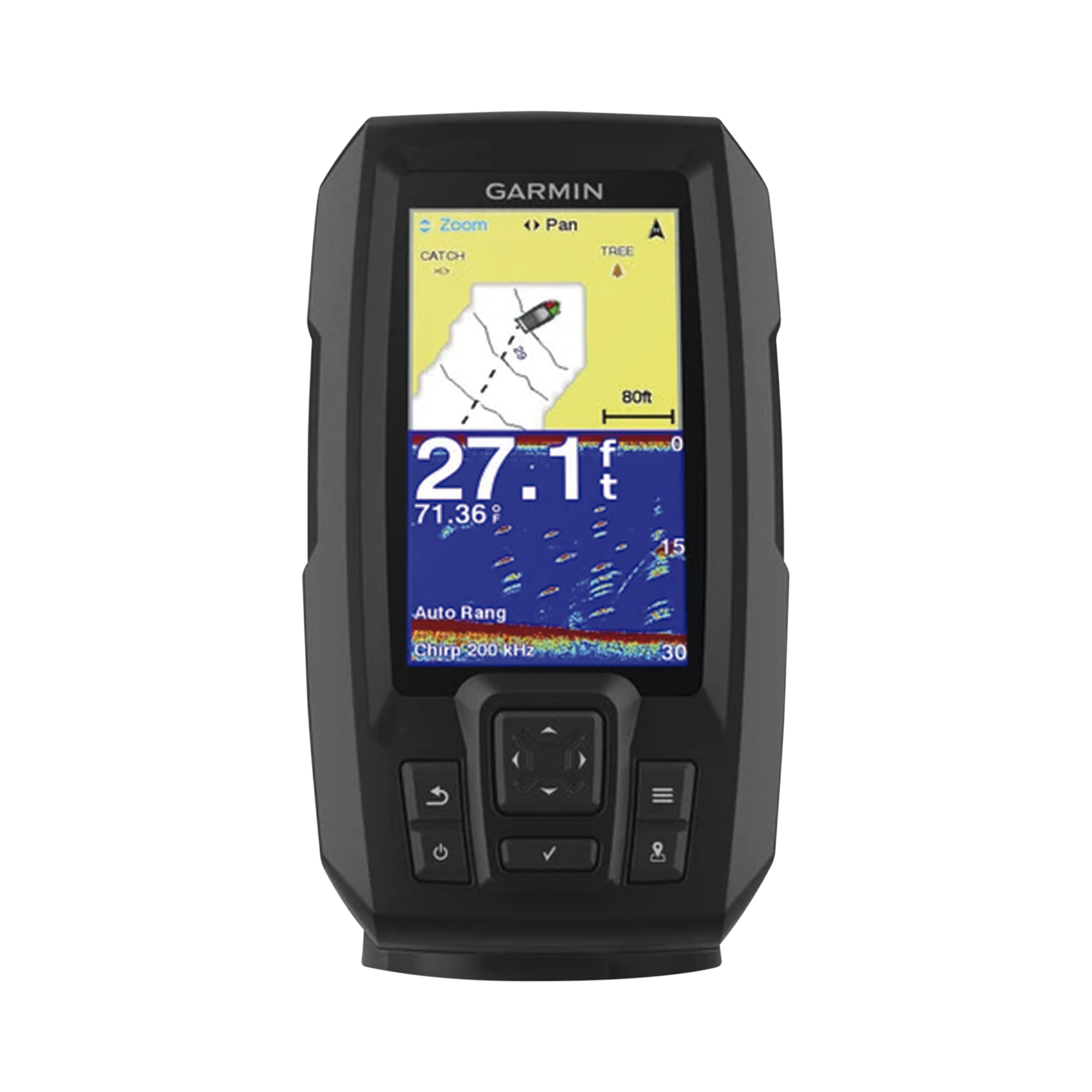 Ecosonda STRIKER™ Plus 4 con pantalla de 4.3' y transductor de doble haz