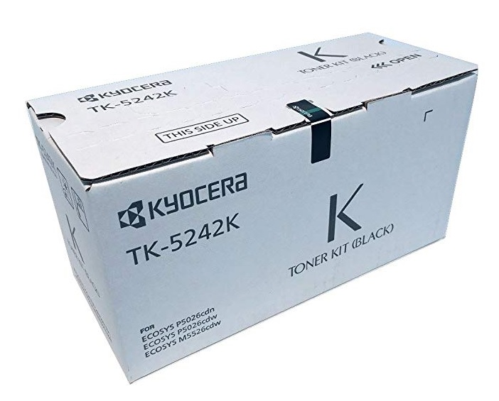 Toner KYOCERA TK-5242K - 4000 páginas, Negro, ECOSYS P5026cdw
