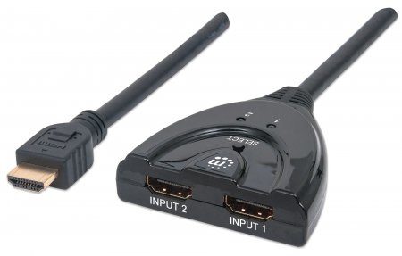 Switch HDMI MANHATTAN - Negro, HDMI