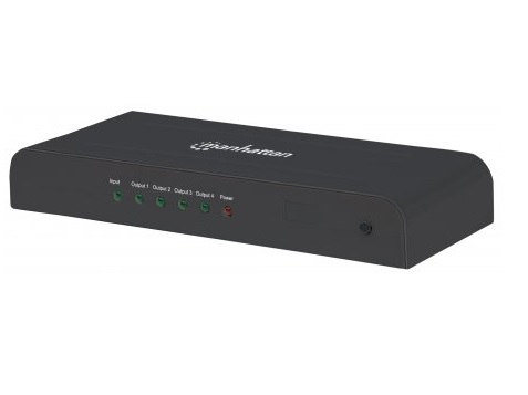 207515 Video Splitter HDMI 4K de 4 puertos; Multiplica una señal de audio/video digital de alta definición hasta para cuatro pantallas HDMI 4K - 