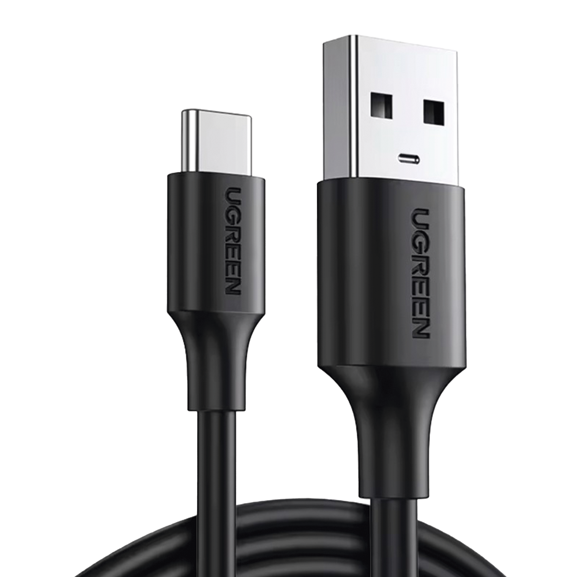 Cable USB-A a USB-C | 1 Metro | Carga y Sincronización de Datos | Carga Rápida 60W | Datos 5 Gbps | QC 3.0/2.0 | FPC | AFC | Protección Integrada | Duradero y Flexible| Caja ABS | Cubierta de TPE | Color Negro | 2 años de Garan