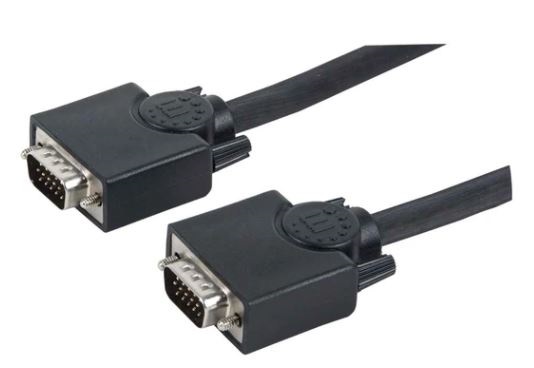 313629 Cable para monitor SVGA - HD 15 macho a HD 15 macho, 15 m, Color negro