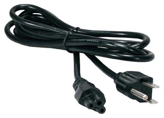 348591 CABLE CORRIENTE PARA LAP TOP (TRIPLE) - 1.8 m Color Negro.