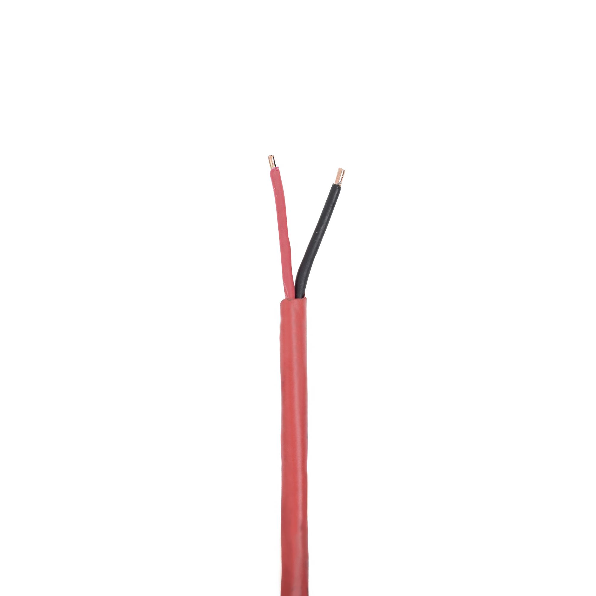 Bobina de 305 Metros de Alambre / 2x18 AWG / Tipo FPLR-CL3R, FT4 / Color Rojo / Resistente a la Intemperie para Aplicaciones en Sistemas de Detección de Incendio y Sistemas de Evacuación