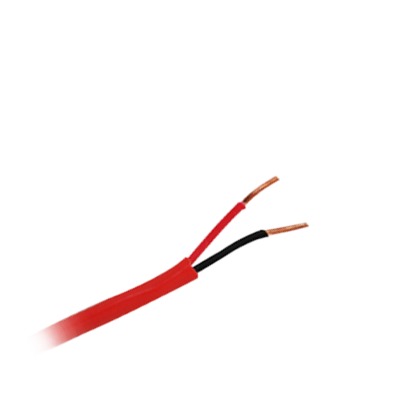 Carrete de Alambre 305 Metros / 2x16 AWG / Color Rojo / Tipo FPLR, CL3R, (UL) FT4 / Para Aplicaciones  en Sistemas de Detección de Incendio y Sistemas de Evacuación.