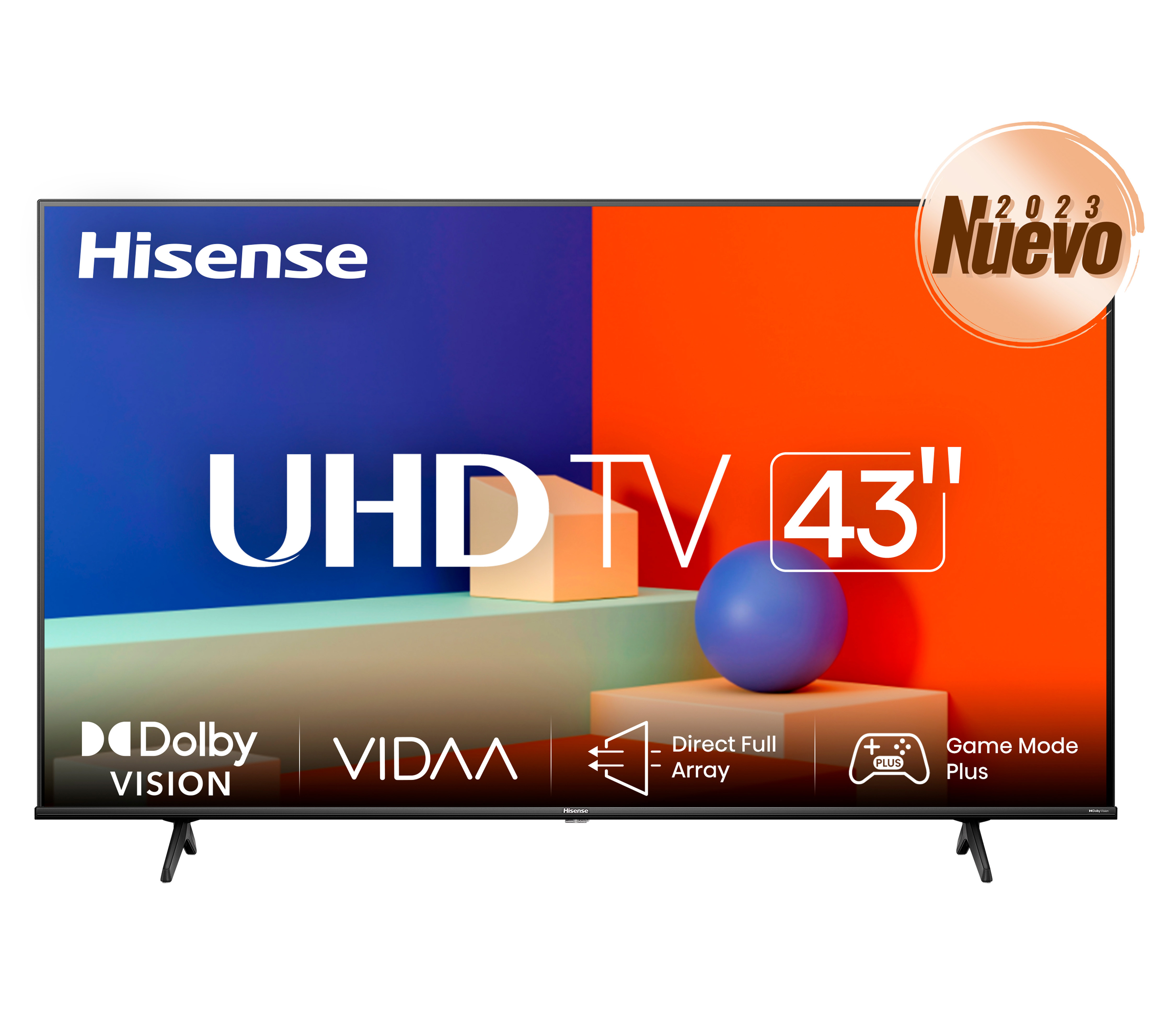 Televisor Hisense 43A4KR - 43 pulgadas, LED FHD 1920 x 1080 Pixeles, SMART ROKU