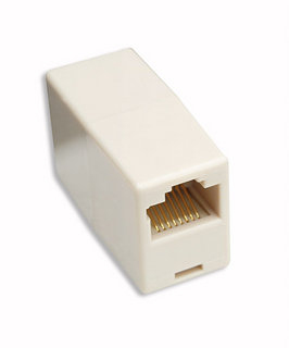 504225 COPLE RJ45 MODULAR CAT5E HEMBRA A HEMBRA UTP - 