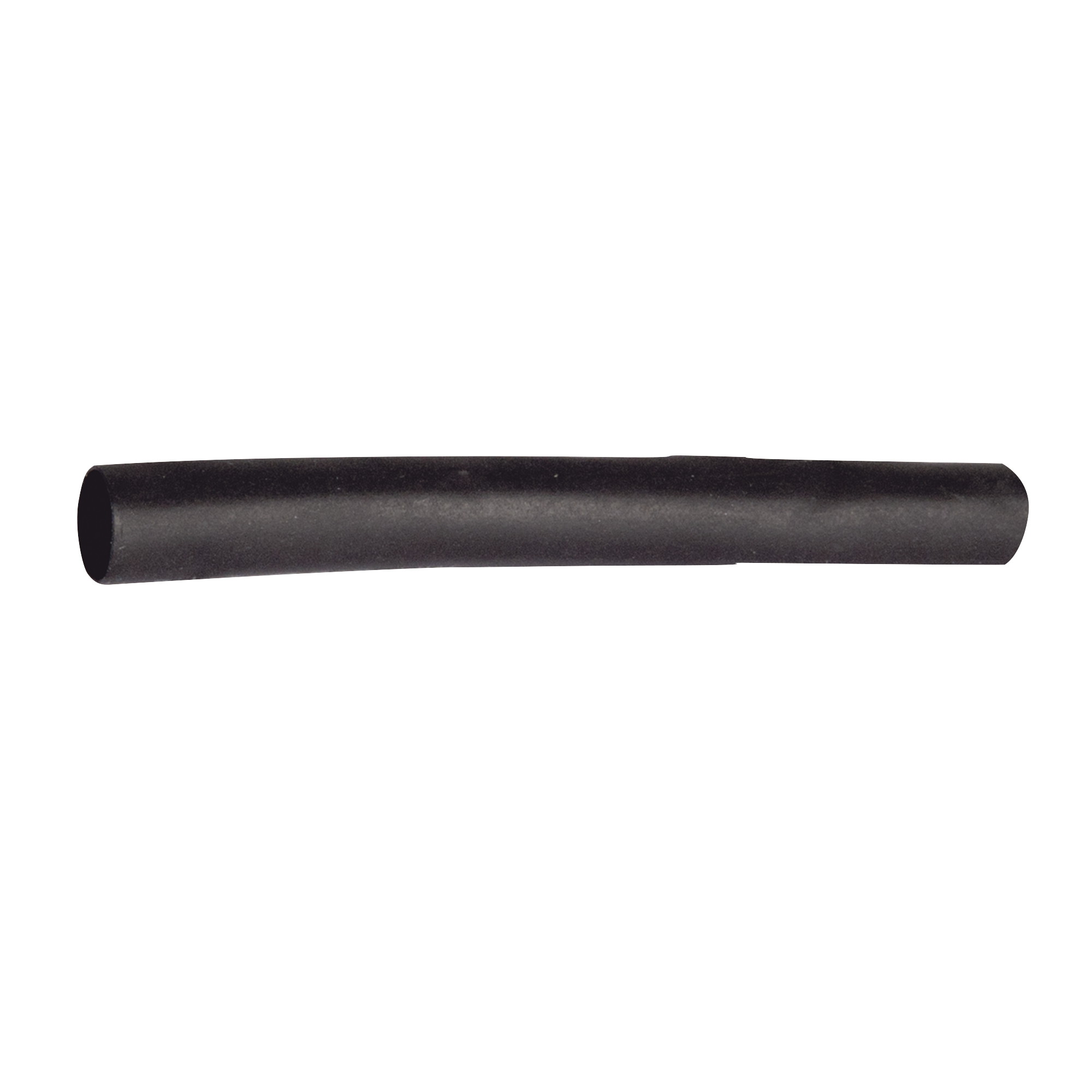 Tubo Termoencogible (Termofit) Negro de 1.2 m, 3/16' de Diámetro, Reduce de 2:1, Poliolefina.