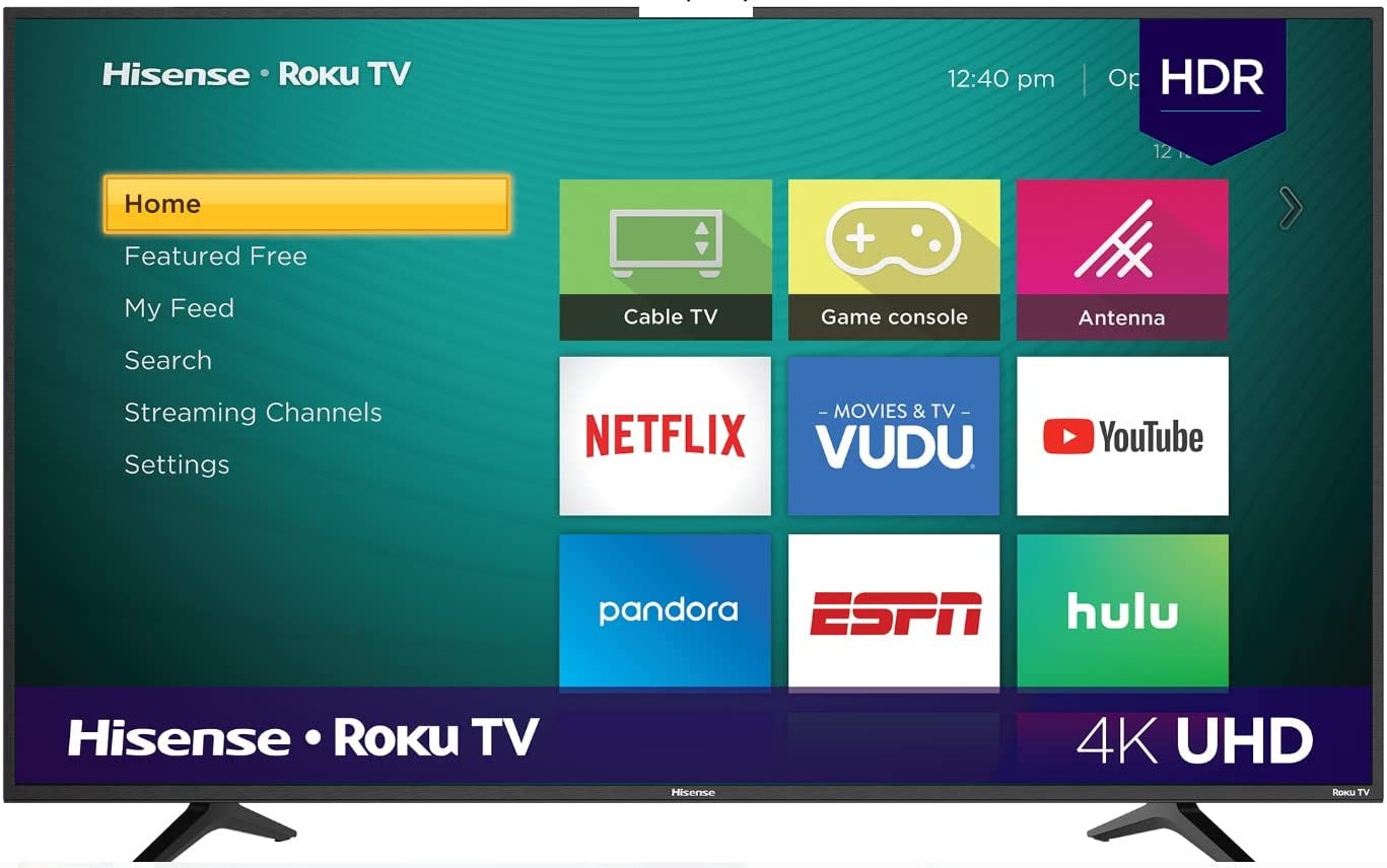 Televisor HISENSE 58 Pulgadas Modelo 58A6GR SMART 4K ROKU - 