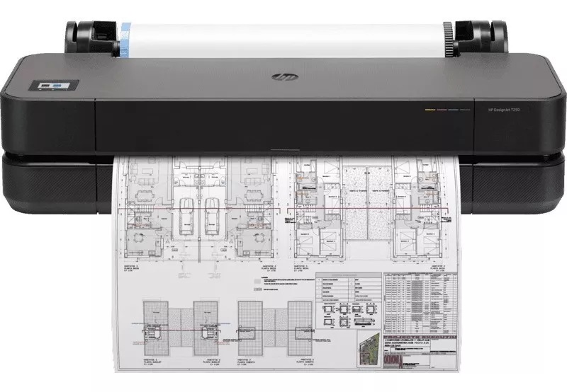 Plotter HP DESIGNJET T250 24IN - 2400 x 1200 DPI, 512 MB, Inyección de tinta térmica