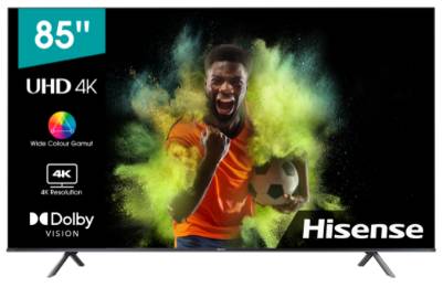 Televisión Hisense 85A75H - 85 pulgadas, LED 4K UHD, 3840 x 2160 Pixeles, 8 ms, SMART GOOGLE