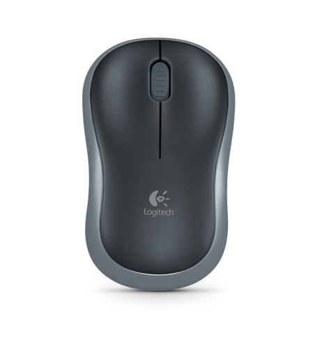 Mouse LOGITECH M185 - Negro, 2 botones, RF inalámbrico, Óptico