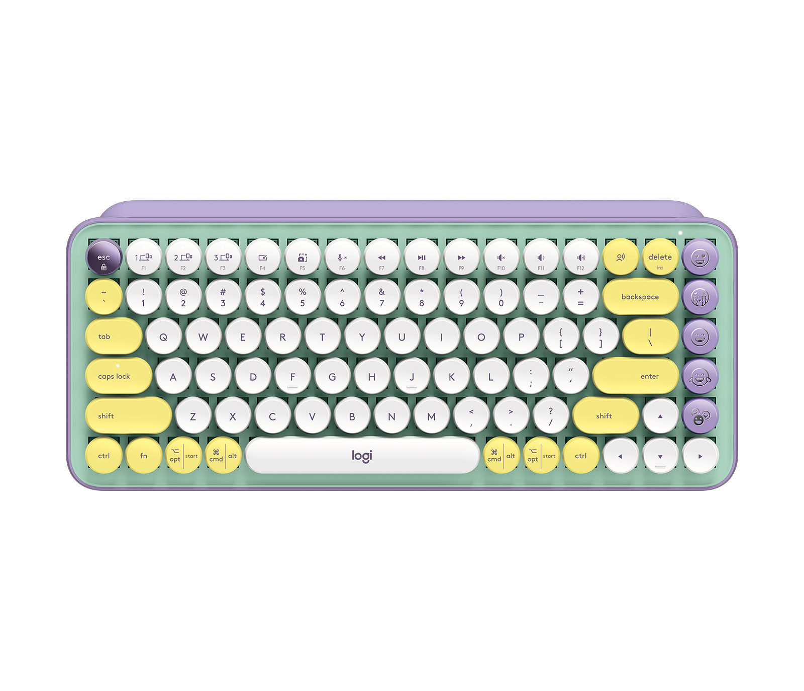 Teclado Mecánico POP KEYS LOGITECH 920-010714 - Inalámbrico, Bluetooth