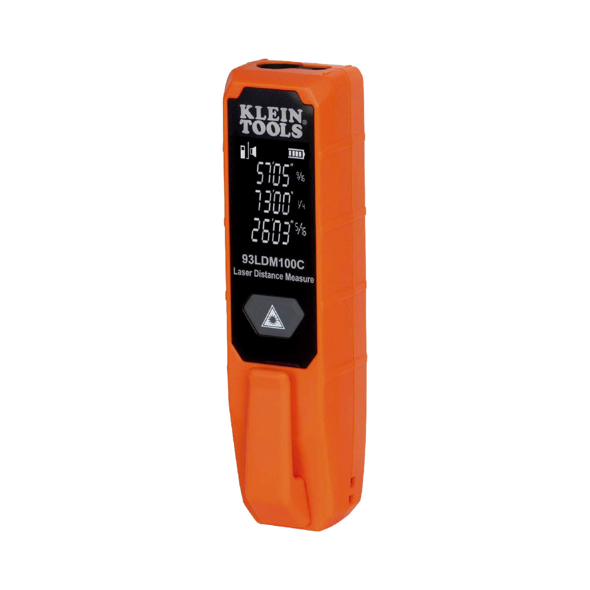 Medidor Compacto Láser de Distancias. Rango: 5.1 cm a 30.5 m / Opción cm o pulg. o Combinado /  Clip para Bolsillo.