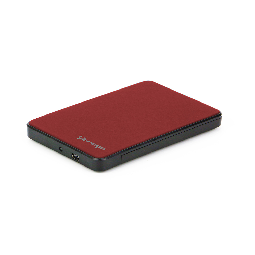 ENCLOSURE VORAGO HDD-102 ROJO DD 2.5 USB 2.0 SATA - 