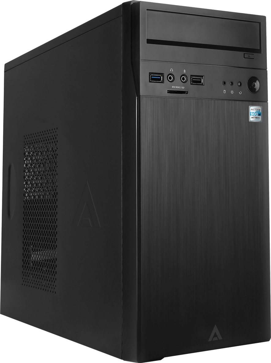 Gabinete ACTECK TRUDE GI003 - Escritorio, Gabinete, Micro ATX, ITX, Negro, 500 W