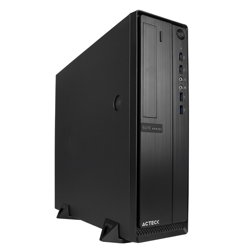 Gabinete ACTECK LUBECK GS660 MICRO Desktop Slim MICRO ATX Y MINI ITX USB 3.0 Fuente 500W 1 Vent - 