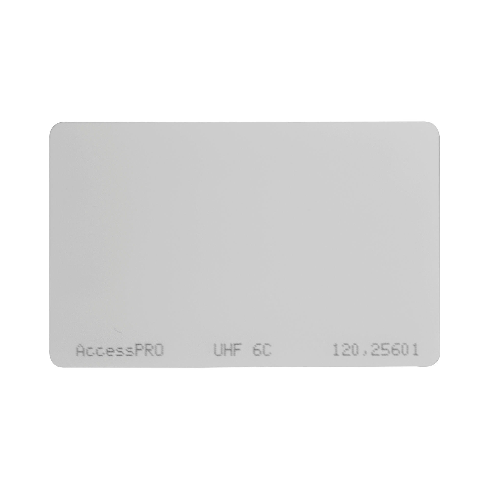 Tag UHF tipo Tarjeta para lectoras de largo alcance 900 MHZ / EPC GEN 2 / ISO 18000 6C / No imprimible / NO incluye porta tarjeta
