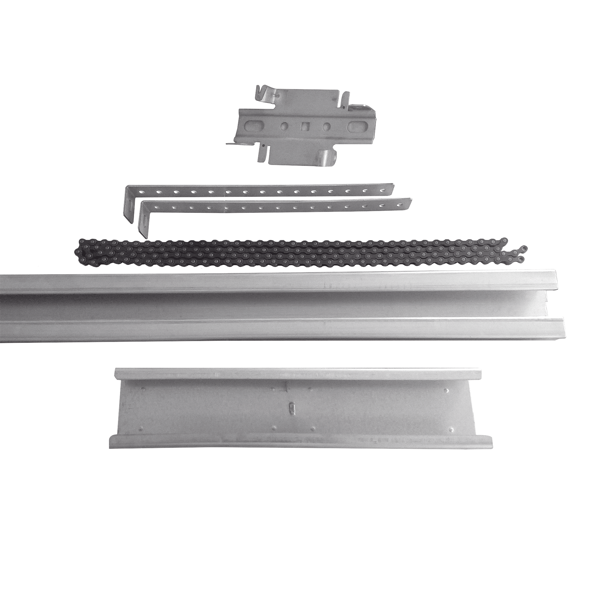 Extensión / Riel tipo C / 1 Mts.