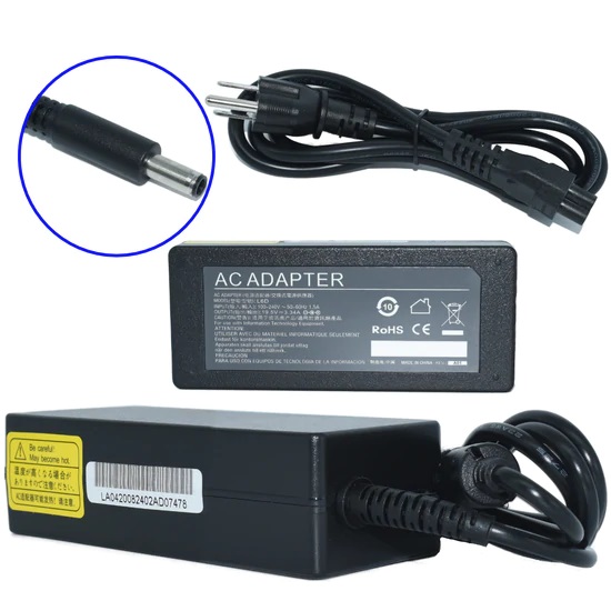 Cargador / Adaptador para Laptop GENERICO AC-DELL-65W de 65W 19.5V 3.34A (4.5*3.0) - 