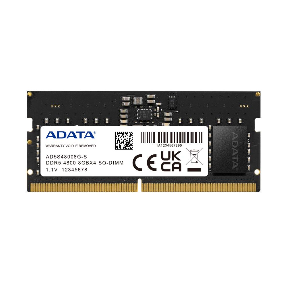 Memoria RAM ADATA AD5S48008G-S - 8 GB, DDR5, 4800MHz, SO-DIMM