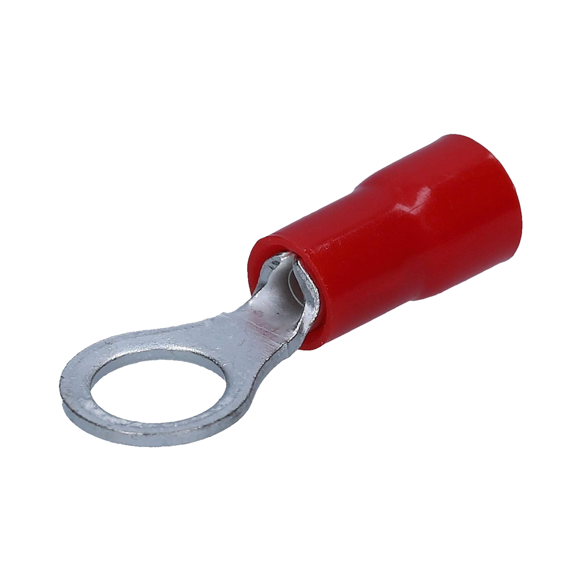 Terminal tipo ojo / 3 / 16' / 22 - 16 AWG / Rojo / Paquete de 25 piezas.