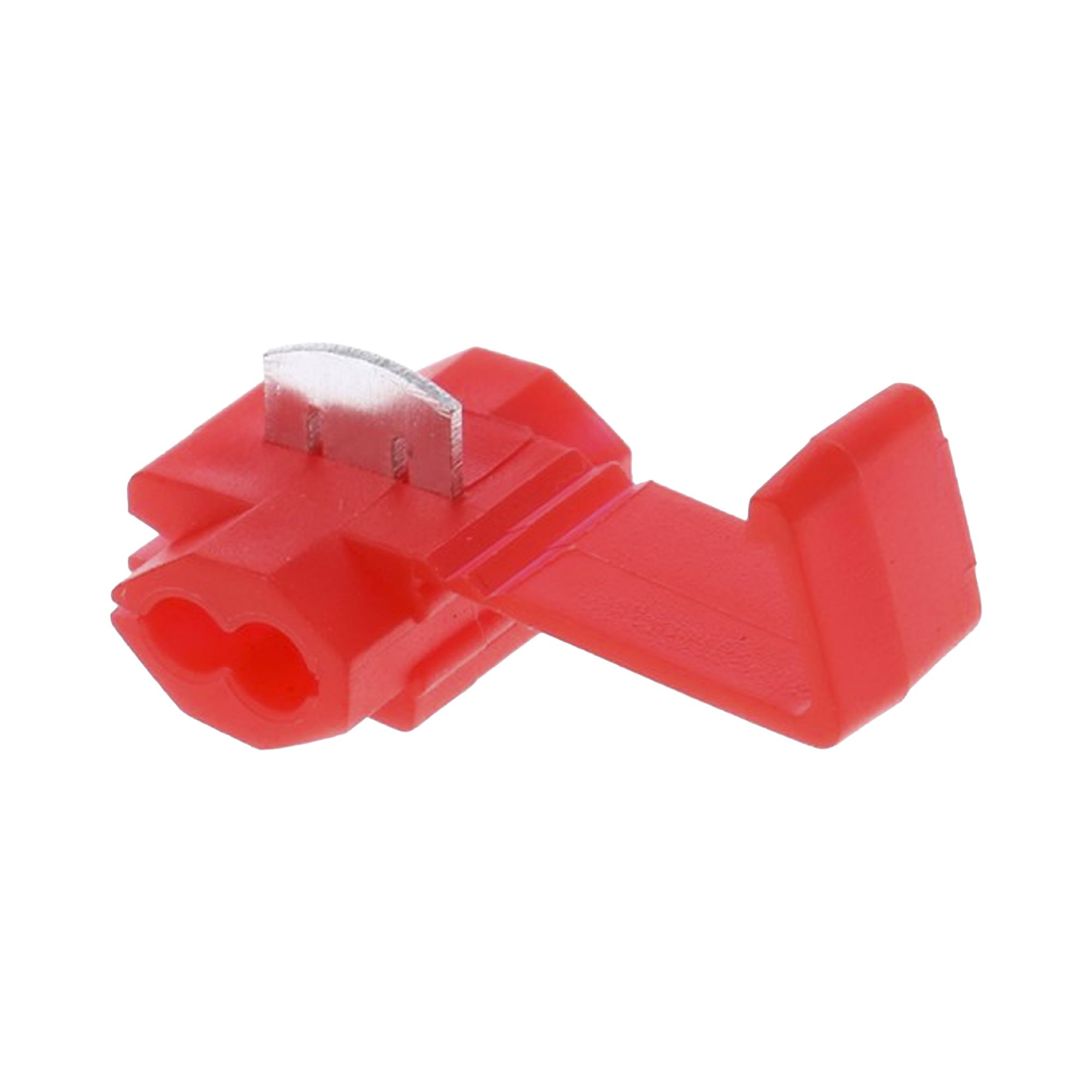 Terminal tipo almeja / 22 - 18 AWG / Rojo / Paquete de 25 piezas.