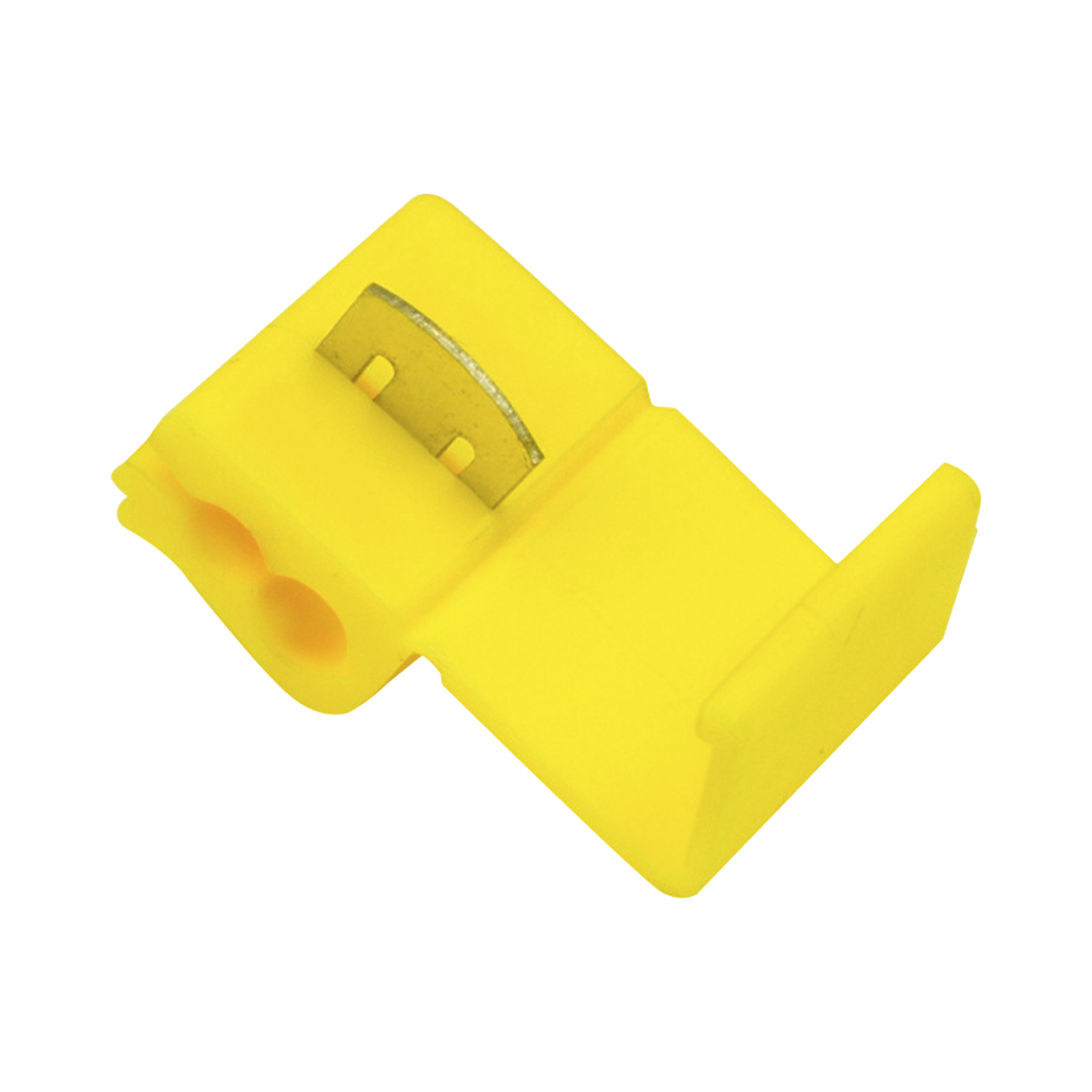 Terminal tipo almeja / 12 - 10 AWG / Amarillo / Paquete de 25 piezas.