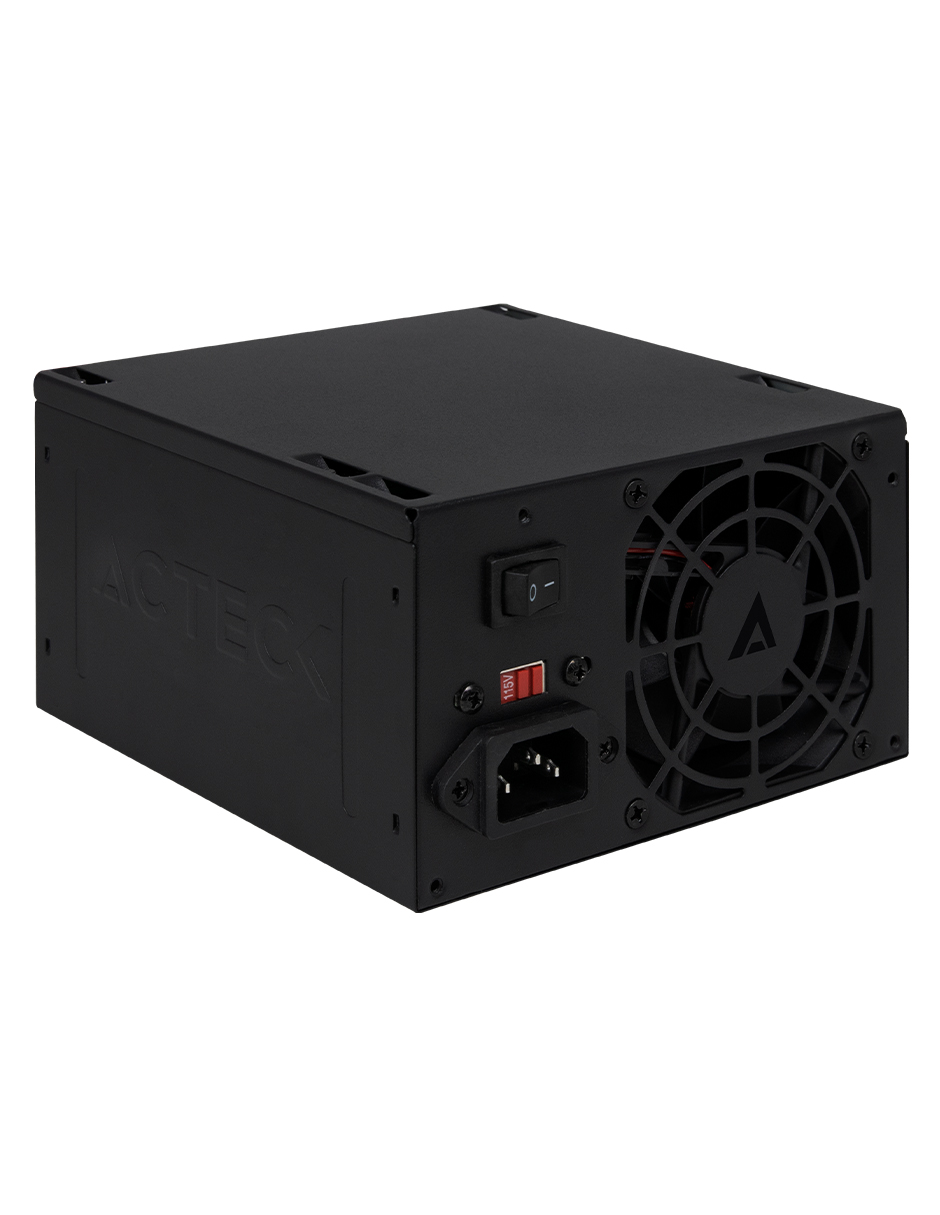 Fuente de Poder ACTECK AF-B500P - 500 W, Negro