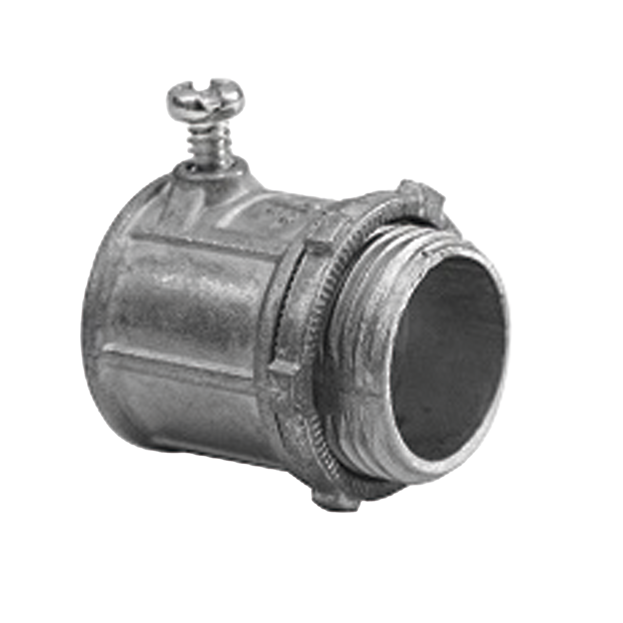 Conector de 1 1/2' para Tubo Pared Delgada con Tornillos Opresores.