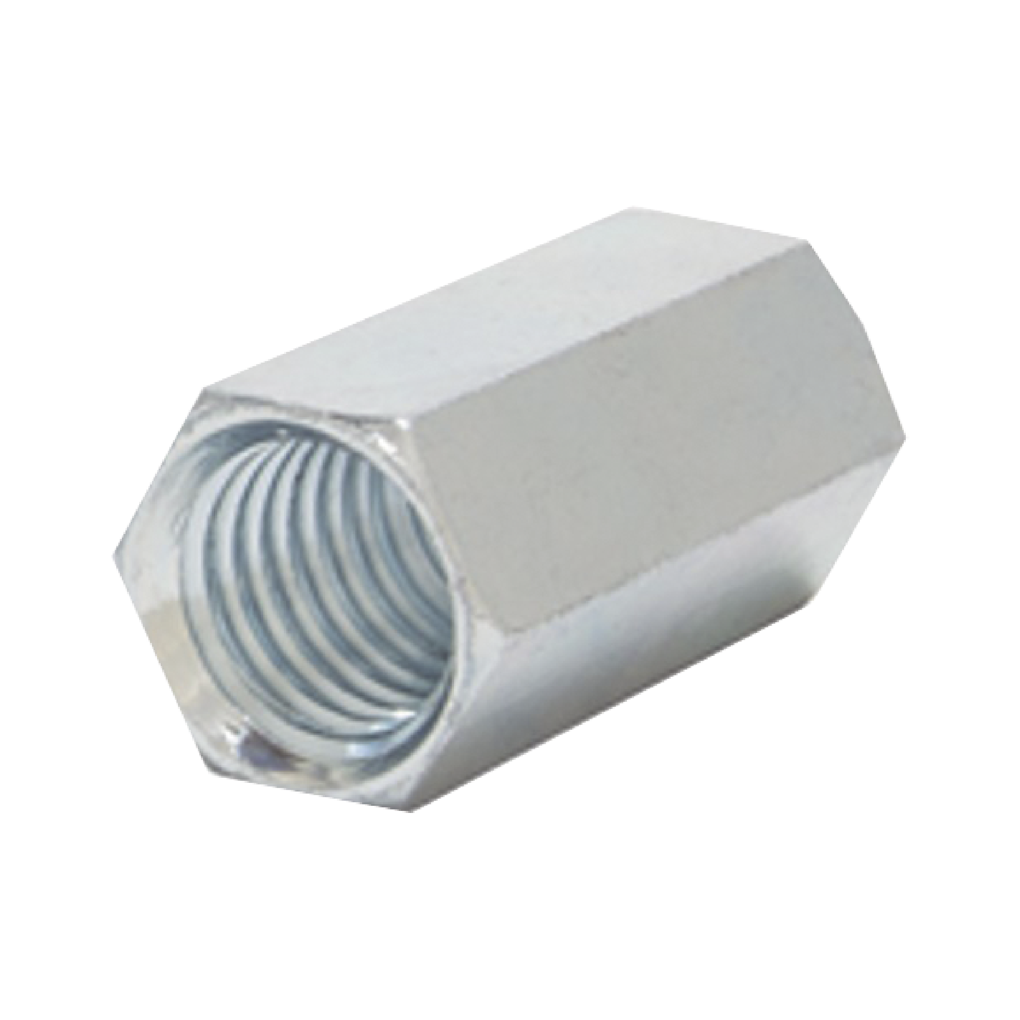 Cople hexagonal roscado cuerda máquina galvanizado de 15.9 mm (5/8')