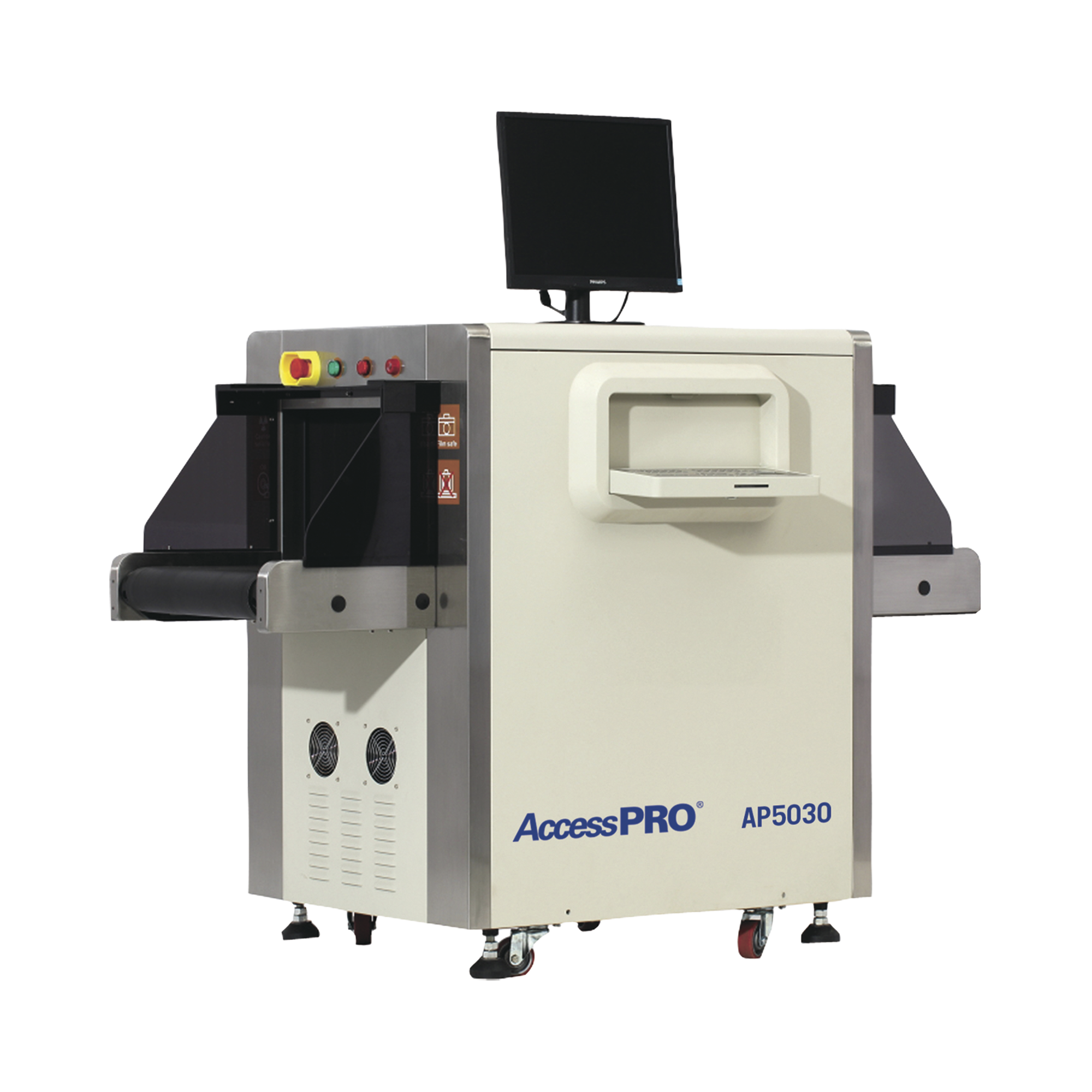 Sistema de inspección por Rayos X para equipaje de mano con túnel de 50 x 30 cms. Puesta en marcha y capacitación incluida