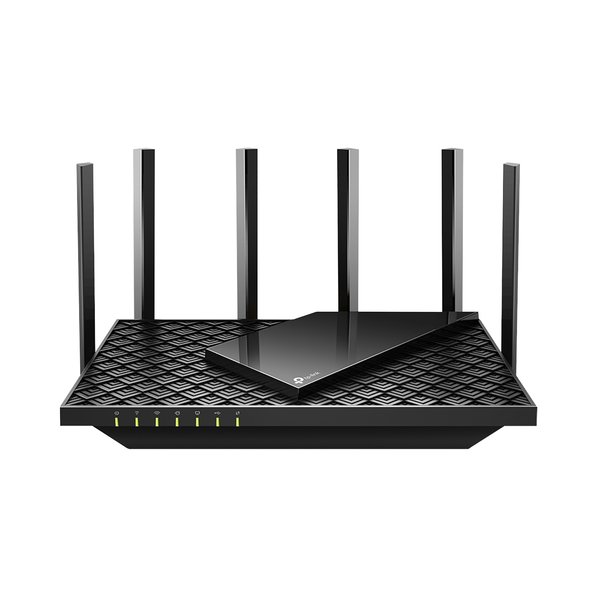 Router WiFi 6 Doble Banda / AX5400 MU-MIMO 4X4 y OFDMA / 1 puerto WAN 10/100/1000 Mbps / 4 puertos LAN 10/100/1000 Mbps / 1 puerto USB 3.0 /  6 potentes antenas / Administración App (Tether) o Página web / Protección HomeShield