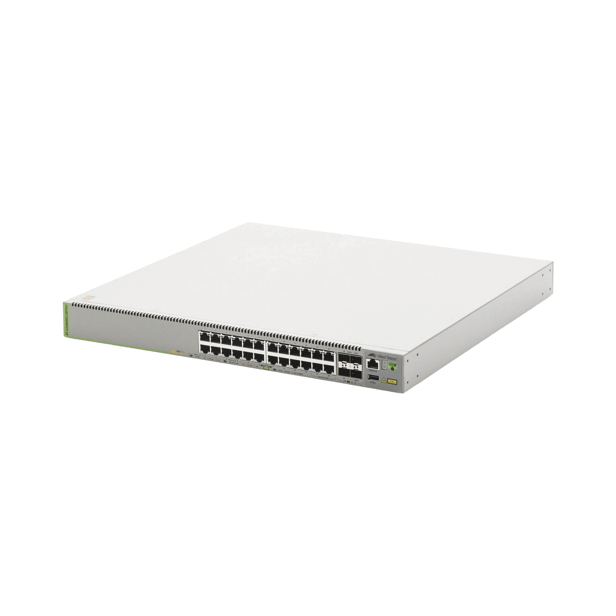 Switch L3, Stack, 20 puertos 1G POE+, 4 MultiGigabit POE+, 4 puertos SFP+, PSU FIJA
