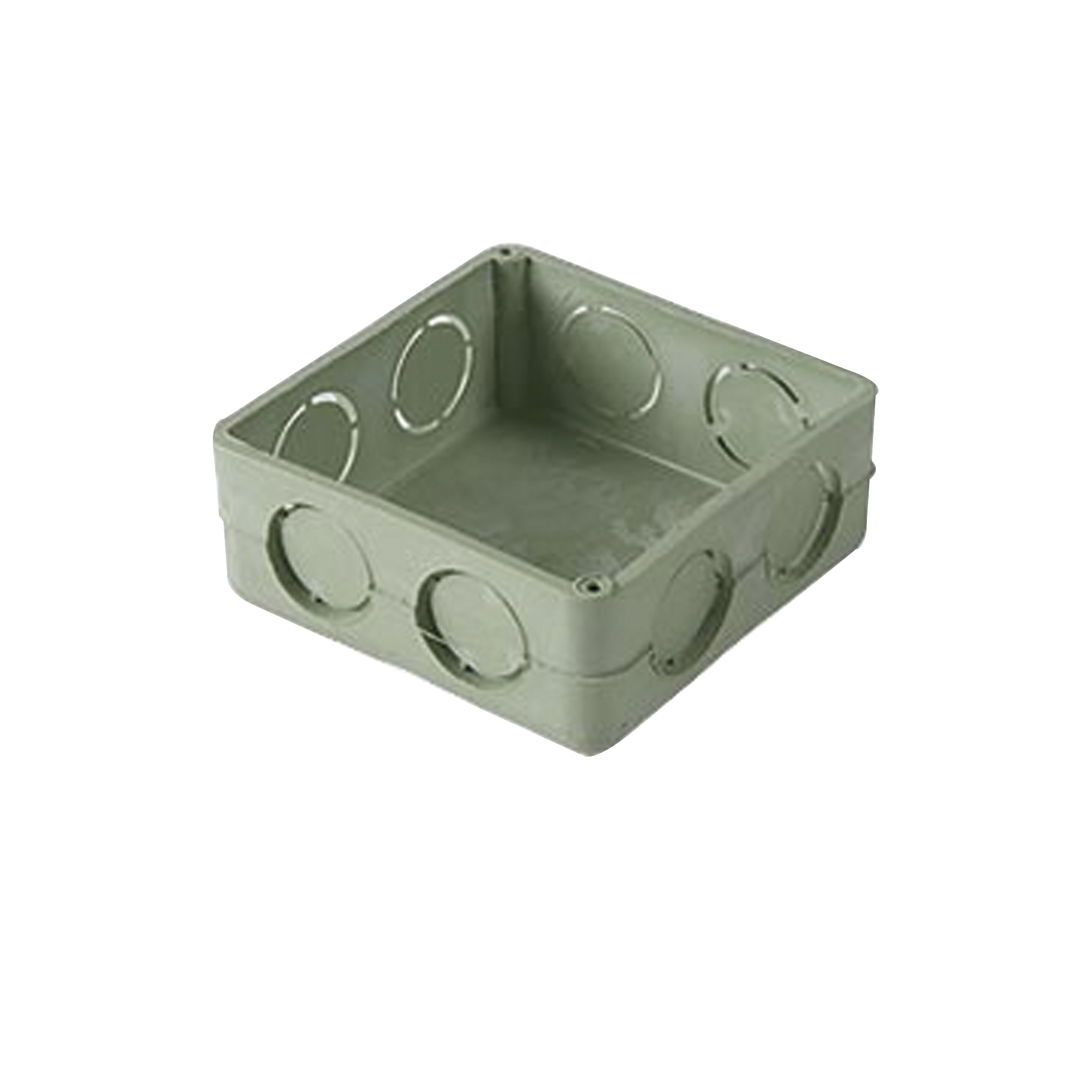 Caja Cuadrada de 1/2'  para Instalaciones de PVC Conduit Pesado.