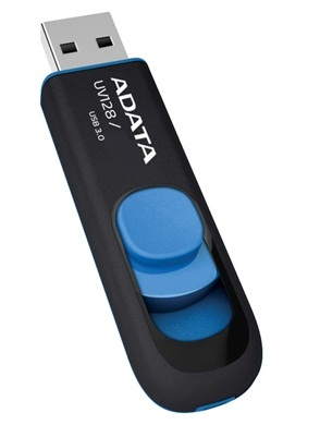 Memoria USB ADATA UV128 - Negro, 32 GB, USB 3.2 (retrocompatible con 3.0 y 2.0), 100 MB/s