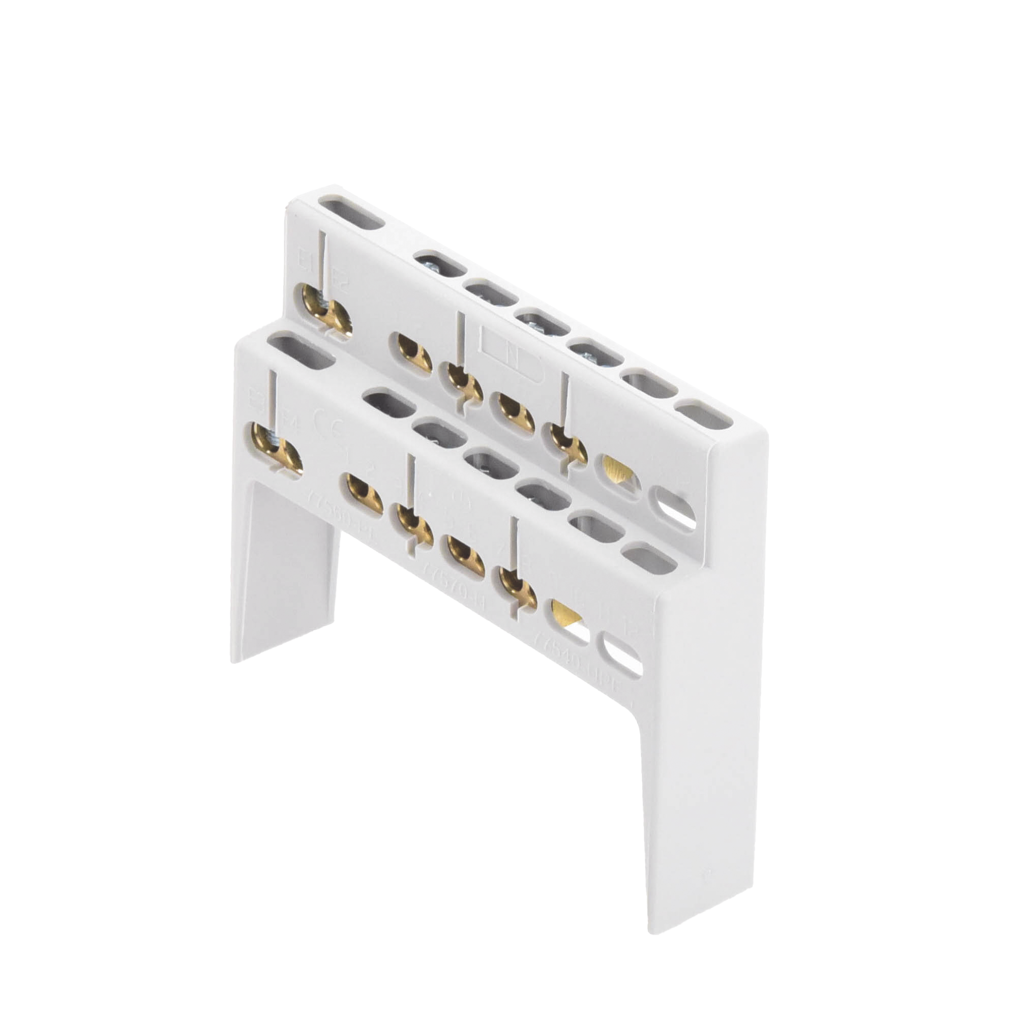 Soporte + Barra de Conexion (8 MOD) (8+2 ENTR.) IP40