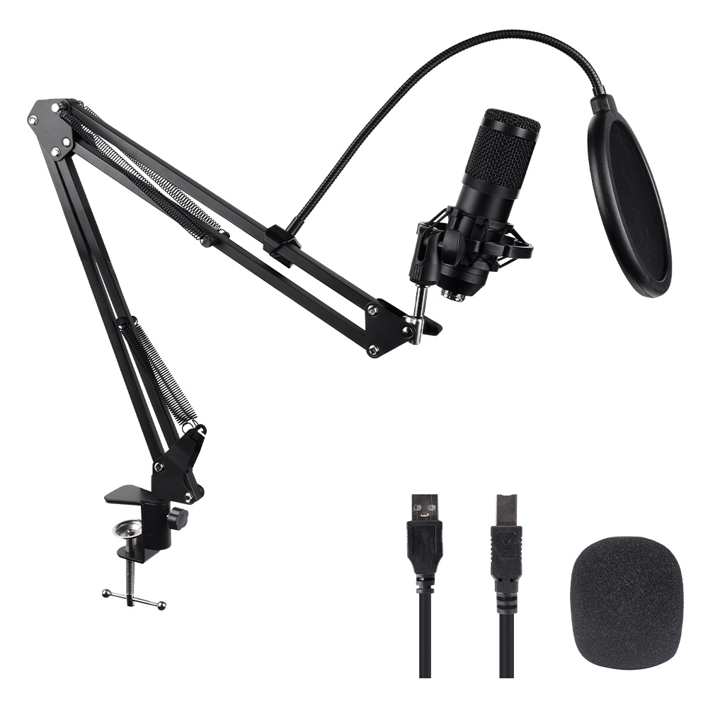 Micrófono  BALAM RUSH USB OS Filtro Anti-Pop Black Stelar MC970 WINDOWS - MAC - 