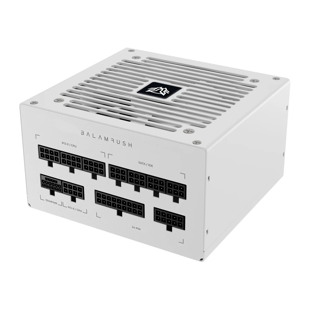Fuente de poder  Balam Rush 1050MR - 1050 W, 115 - 230 V, ATX, PC, Blanco
