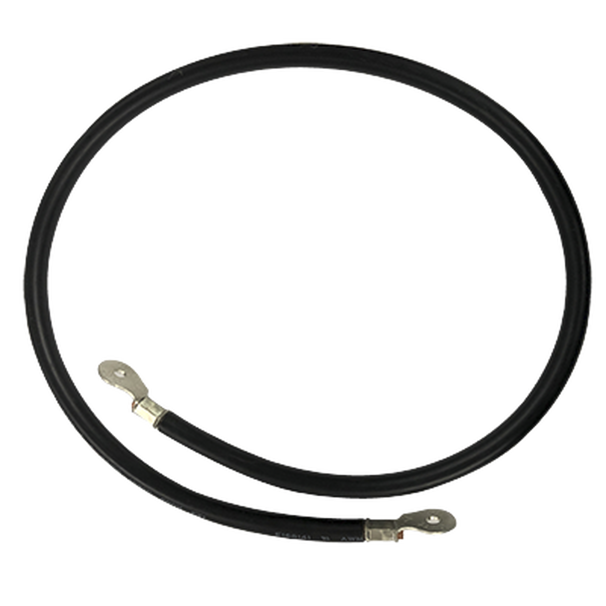 Cable para Baterías, 1 m, Negro, Calibre 2 AWG con Terminales de Ojo en Ambos Extremos