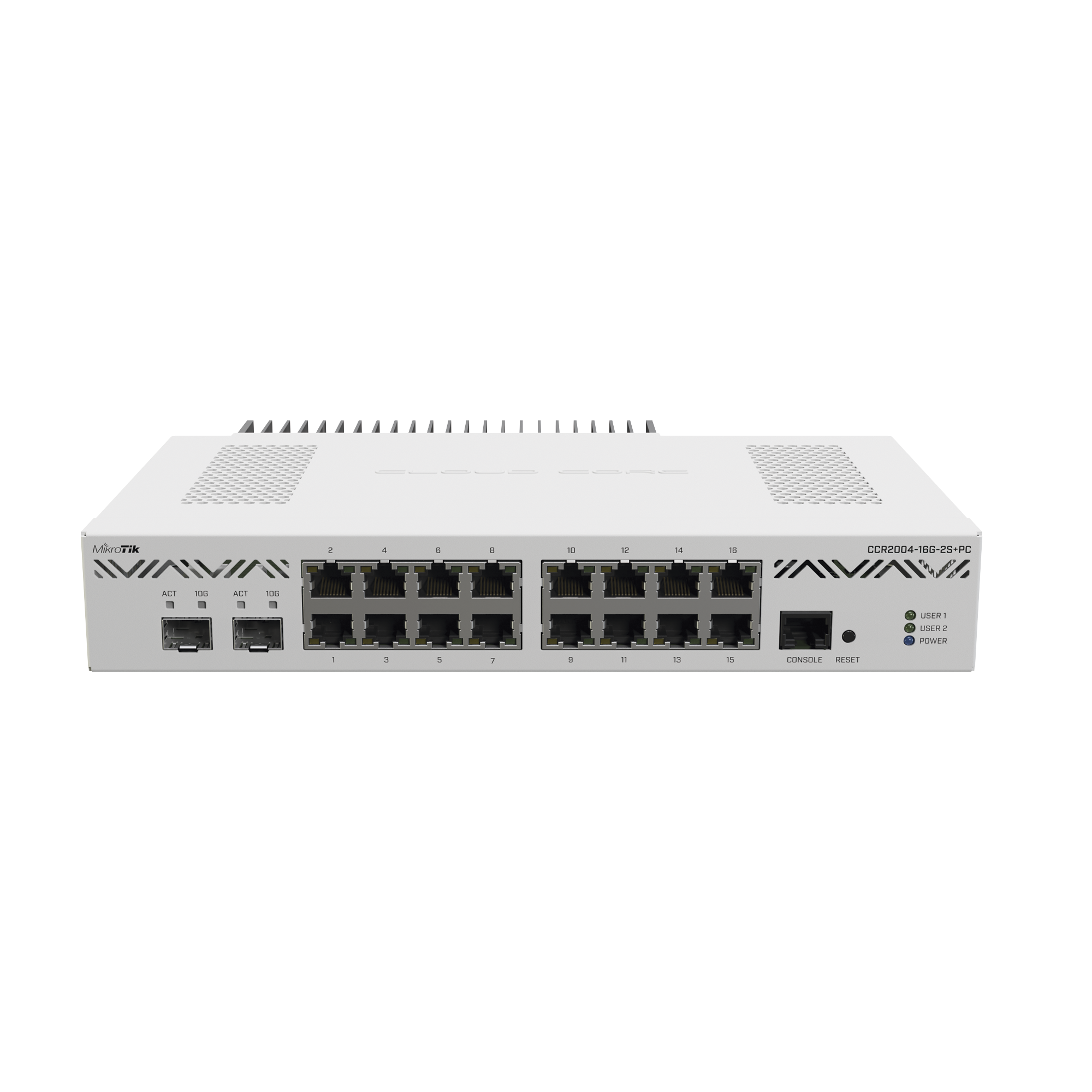 Cloud Core Router 2004-16G-2S+PC, con enfriamiento pasivo