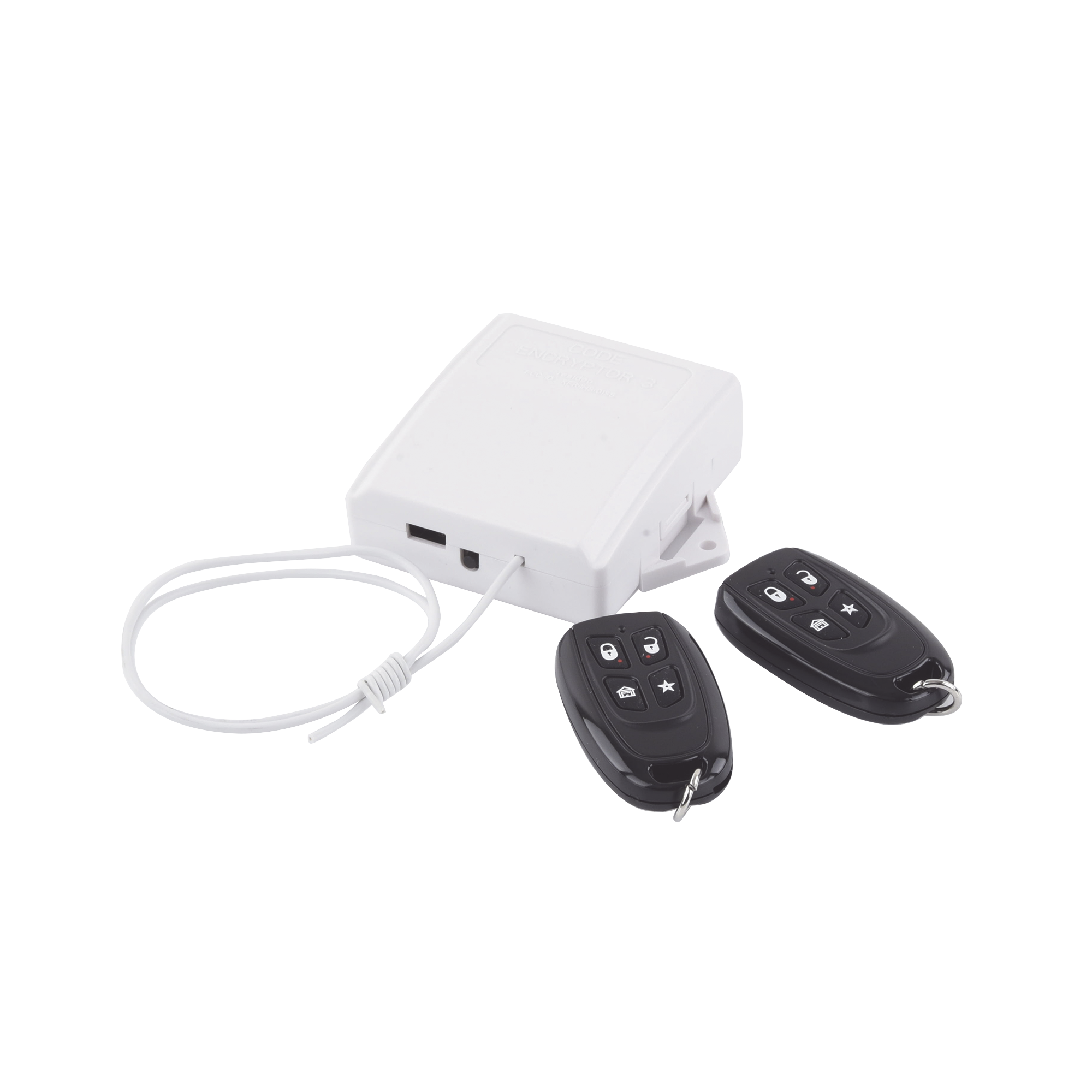 Receptor Universal con conexion directa al Keybus del panel de alarma con relevador auxiliar para abrir puertas de garage o aplicaciones de pulso momentaneo