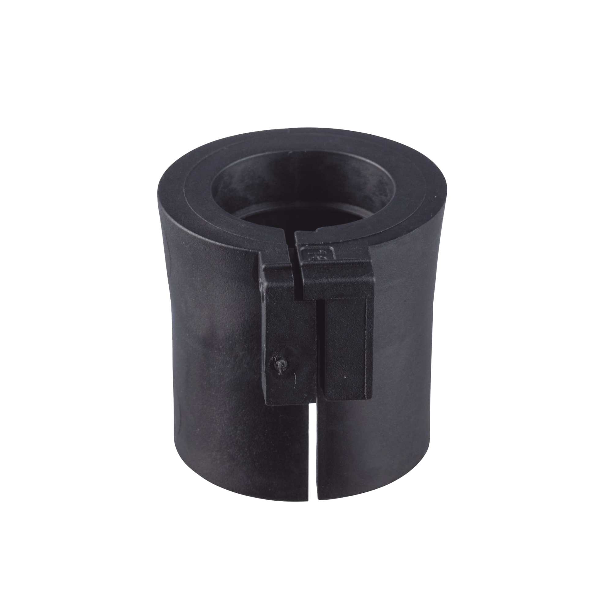 Pasacable de Entrada Sencilla y Pequeña 0.63'-0.67', para Cables Terminados, Color Negro. Paquete de 4 Piezas