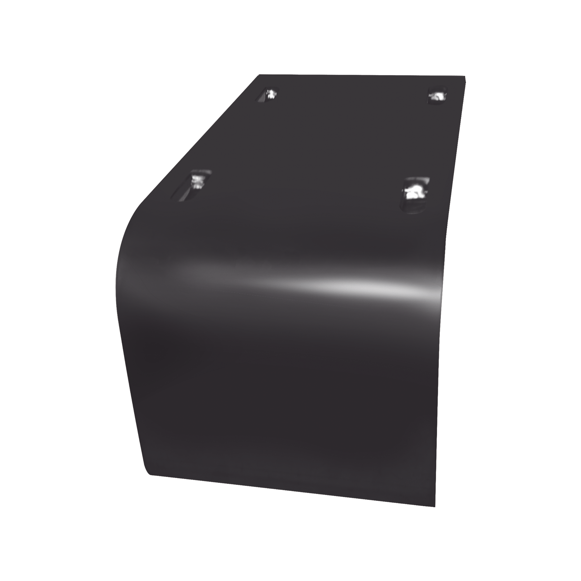 Bajada para cable de 100 mm de ancho, con baño de pintura epóxica en color NEGRO