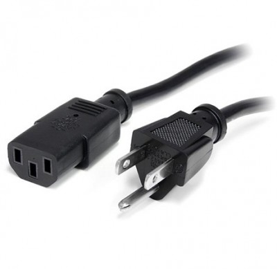 Cable de corriente BROBOTIX - 3.0 m, Negro