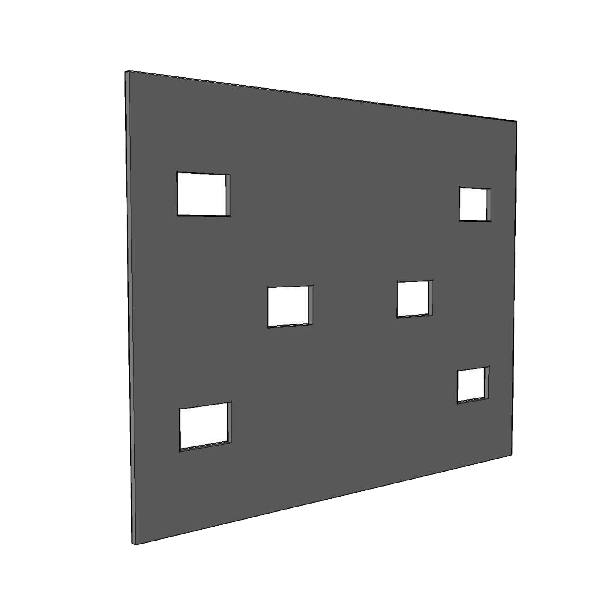 Cople para Uniones de Escalera de Aluminio / Plano / Peralte 3 1/4' / Incluye Tornilería