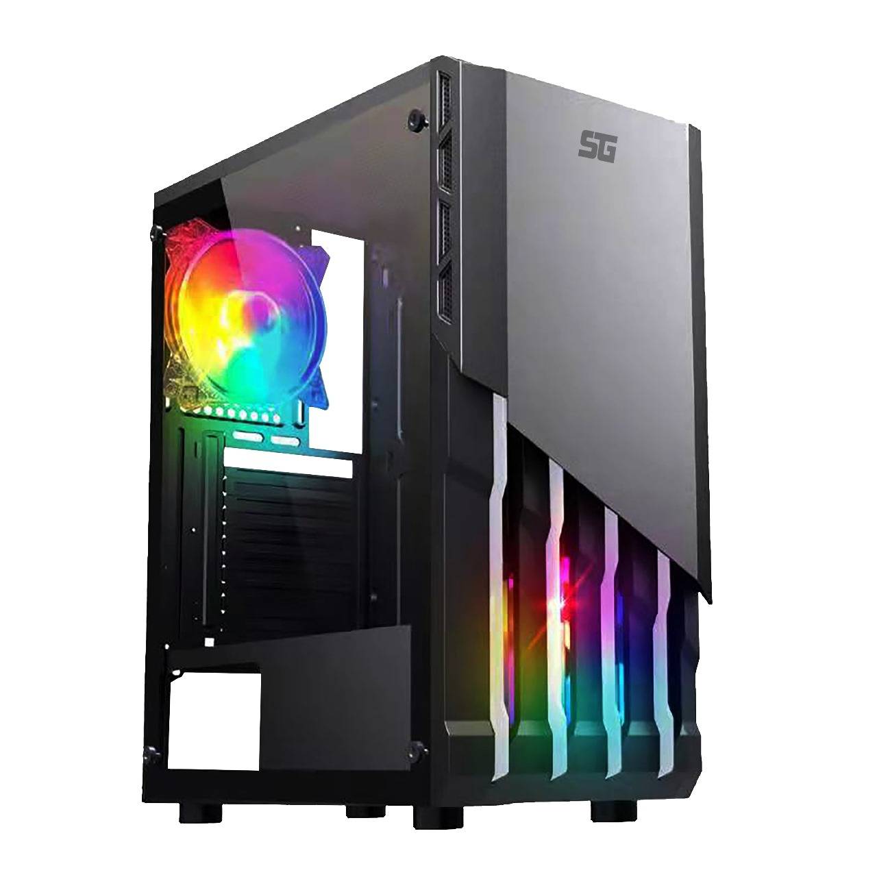 GABINETE GAMER START THE GAME CSG-530 mATX - CRISTAL, USB 3.0, S/FTE, NEGRO