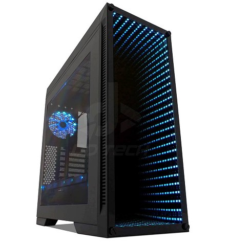 Gabinete Gaming GAME FACTOR CSG601 - Torre, PC, ATX, Negro